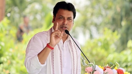 BJP leader Biplab Kumar Deb (ANI)