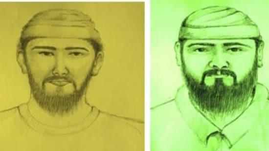 The Jammu and Kashmir Police releases sketches of four terrorists involved in two attacks in Doda district. 