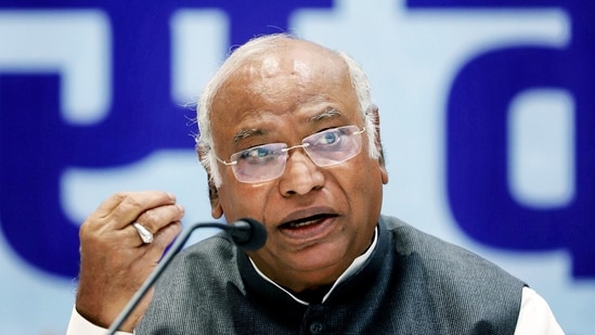 Congress National President Mallikarjun Kharge (Naeem Ansari)