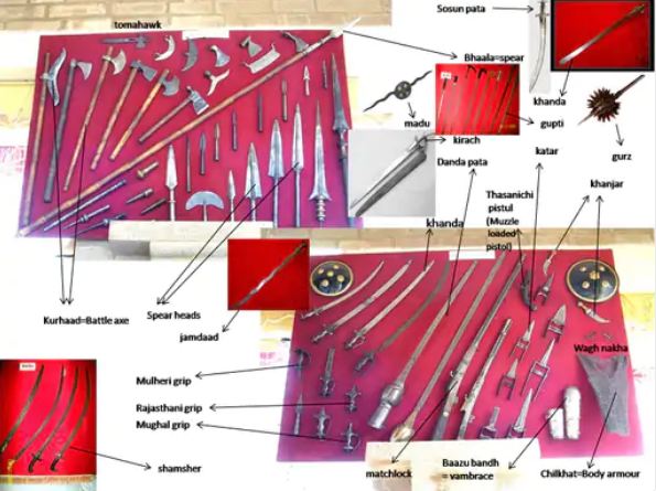 मराठा सेना में ऐसे हथियारों का इस्तेमाल किया जाता था।