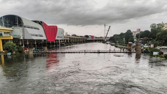 IMD predicted that Pune will very likely receive extremely heavy rainfall at isolated places in the ghat areas and moderate rains in the plains till Friday (PTI Photo) 