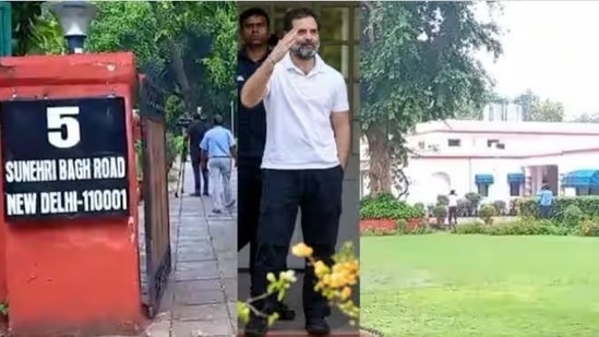 Congress leader Rahul Gandhi had been staying at the 10, Janpath Residence even after his disqualification was revoked.