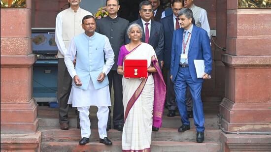 Union finance minister Nirmala Sitharaman. (Arvind Yadav/HT)