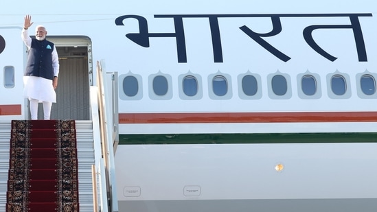 Moscow: Prime Minister Narendra Modi departs for Austria.(PTI) Moscow: Prime Minister Narendra Modi departs for Austria.(PTI)