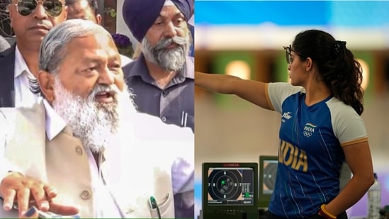 Manu Bhaker's reminder to Haryana sports minister, Anil Vij, of a <span class=