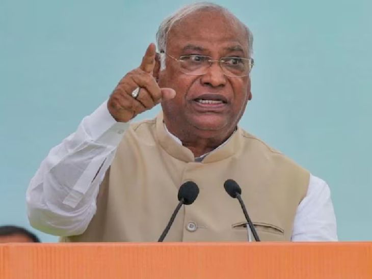 खड़गे ने कहा कि 2023 में 16 लाख बच्चों को डिप्थीरिया, टेटनस, पर्टुसिस (DTP) और खसरे के टीके नहीं लगे हैं। - Dainik Bhaskar