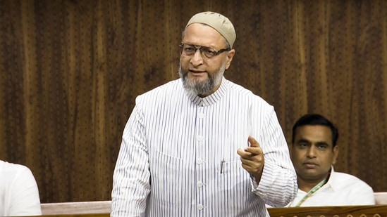 AIMIM chief and MP Asaduddin Owaisi(PTI file photo)