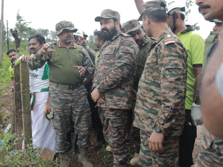 केरल की टेरिटोरियल आर्मी के ले. कर्नल और अभिनेता मोहनलाल 3 करोड़ की मदद करेंगे।