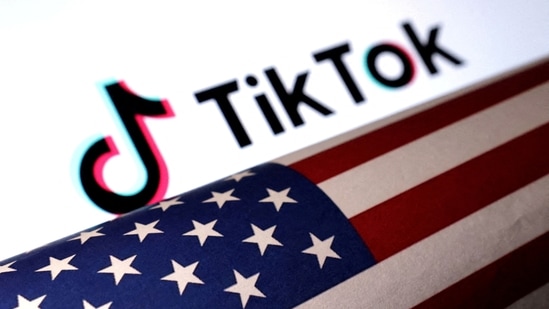 Latest news on August 3, 2024: FILE PHOTO: U.S. flag is placed on a TikTok logo in this illustration taken March 20, 2024. 