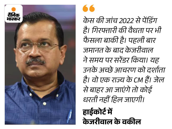 यह दलील पिछली सुनवाई में केजरीवाल के वकील ने दी थी।