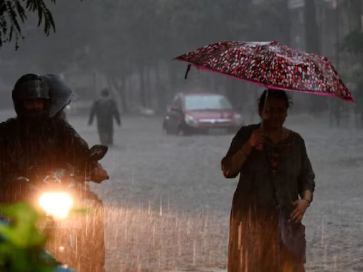 कर्नाटक के तंझावुर में रविवार शाम को तेज बारिश हुई। यहां आज भी बारिश का अलर्ट है।