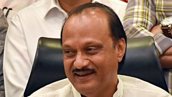 Ajit Pawar made a friendly jab towards nephew Rohit Pawar about his win in the Karjat Jamkhed seat(HT_PRINT)