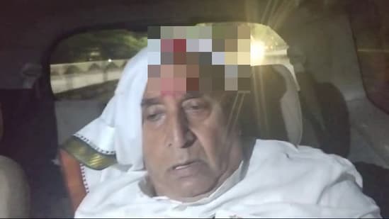 Injured ex-Maharashtra home minister Anil Deshmukh (Image blurred by ANI) Injured ex-Maharashtra home minister Anil Deshmukh (Image blurred by ANI)