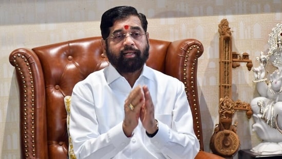Maharashtra Chief Minister Eknath Shinde addresses a press conference, in Thane on Wednesday. (File Photo)(ANI) Maharashtra Chief Minister Eknath Shinde addresses a press conference, in Thane on Wednesday. (File Photo)(ANI)