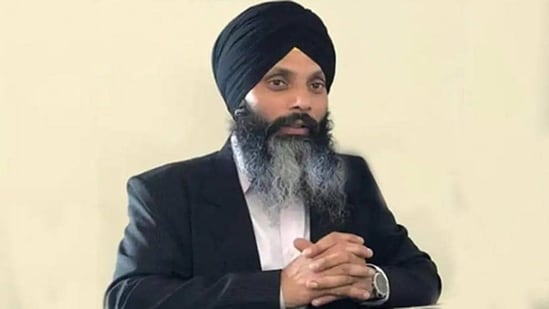 Nijjar, 46, was fatally shot by masked assailants outside a Sikh temple in Surrey, British Columbia, in June 2023.(HT_PRINT)