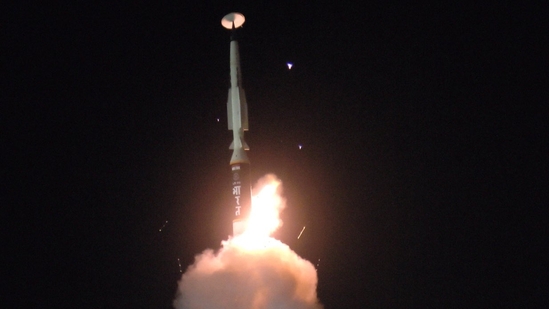 This hypersonic missile can reportedly carry various payloads for ranges over 1500km for all the Services of the Indian Armed Forces. (X/@rajnathsingh) This hypersonic missile can reportedly carry various payloads for ranges over 1500km for all the Services of the Indian Armed Forces. (X/@rajnathsingh)