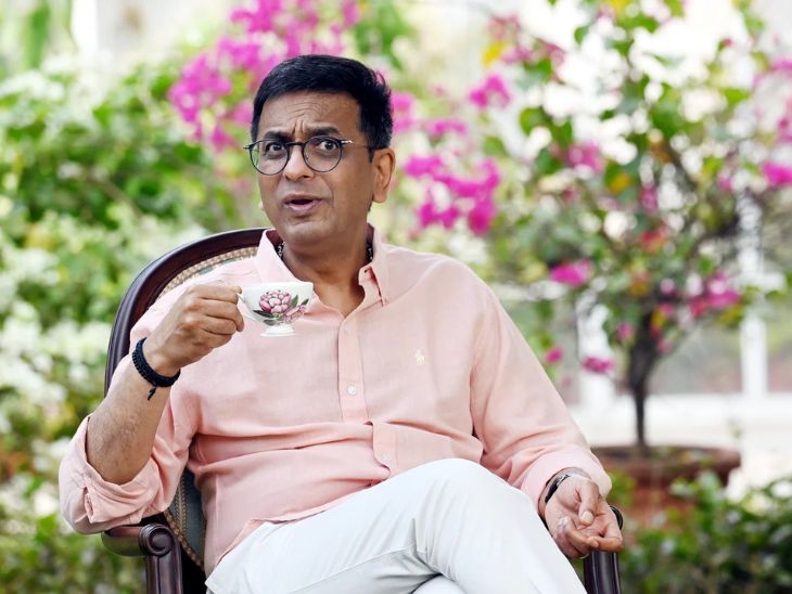 डीवाई चंद्रचूड़ देश के 50वें सीजेआई थे। वे 10 नवंबर को रिटायर हुए थे। (फाइल) - Dainik Bhaskar