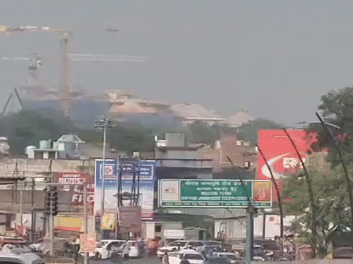 अयोध्या में राम मंदिर के तीसरे तल और शिखर का निर्माण चल रहा है।