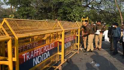 Noida Farmer Protest Kisan march to Delhi creates traffic jam in city