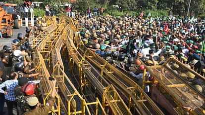 Noida Farmer Protest Kisan march to Delhi creates traffic jam in city