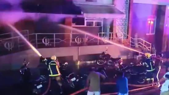 The incident took place on Thursday night at the City Hospital on Trichy Road.(ANI) The incident took place on Thursday night at the City Hospital on Trichy Road.(ANI)