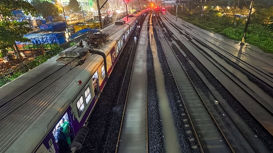 The man died by suicide by jumping in front of a local train in Mumbai, police said.(Hindustan Times/File representative image)