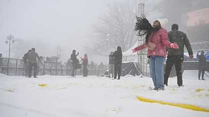 Snowfall in Shimla, Kufri and Dalhousie before Christmas