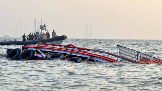 Mumbai boat accident: 13 people died in the accident, over 100 were rescued.(ANI)