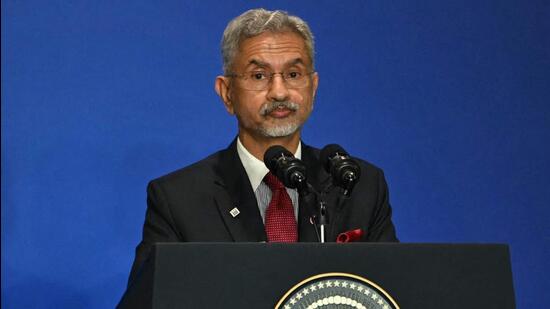 External affairs minister Subrahmanyam Jaishankar speaks at the Global Coalition to Address Synthetic Drug Threats in New York on September 24, 2024 (AFP FILE) External affairs minister Subrahmanyam Jaishankar speaks at the Global Coalition to Address Synthetic Drug Threats in New York on September 24, 2024 (AFP FILE)