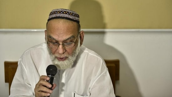 Syed Ahmed Bukhari, Shahi Imaam of Jama Masjid.(Sanchit Khanna/HT PHOTO)