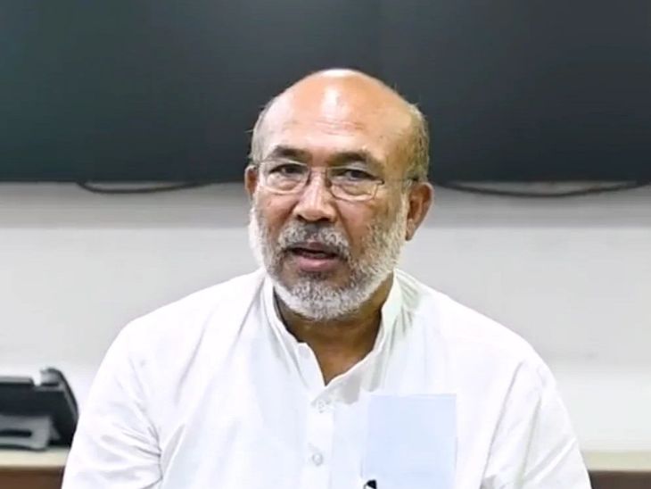 सीएम बीरेन सिंह ने कहा- बीजेपी मुझे टिकट नहीं भी देती है तो मैं पार्टी में ही रहूंगा। - Dainik Bhaskar