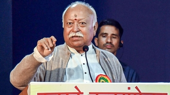 RSS chief Mohan Bhagwat had made the remarks while expressing concerns about the declining population growth in India. (ANI)