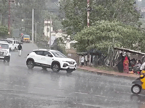 तमिलनाडु के नीलगिरी में शनिवार को तेज बारिश हुई। यहां मानसूनी का असर दिखने लगा है।