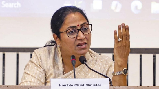 Delhi chief minister Rekha Gupta. (PTI)