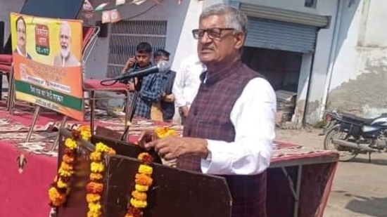 BJP MP Ram Chander Jhangra said women who lost their husbands in Pahalgam should have acted like ‘veerangnas.’ (X - @rcjangrabjp) BJP MP Ram Chander Jhangra said women who lost their husbands in Pahalgam should have acted like ‘veerangnas.’ (X - @rcjangrabjp)
