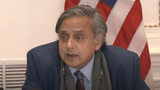 Speaking at the interaction organised by the Consulate General of India in New York, Shashi Tharoor reiterated India’s clear message to Pakistan.(via HT) Speaking at the interaction organised by the Consulate General of India in New York, Shashi Tharoor reiterated India’s clear message to Pakistan.(via HT)
