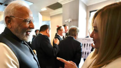 'You are the best': Meloni compliments PM Modi as Melodi moment steals G7 spotlight - watch
